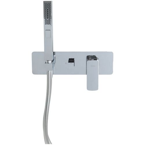 Смеситель для ванны с душем Allen Brau Infinity 5.21011-00 встраиваемый в стену хром - фото 3