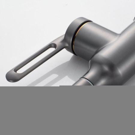 Смеситель для кухни Raffine F103T на мойку оружейная сталь