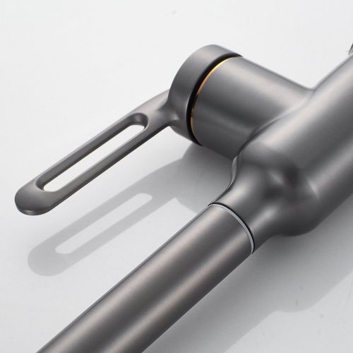 Смеситель для кухни Raffine F103T на мойку оружейная сталь - фото 5