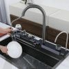 Кухонная мойка Savol S-SC001Q 75х45 цвет серый поверхность матовая