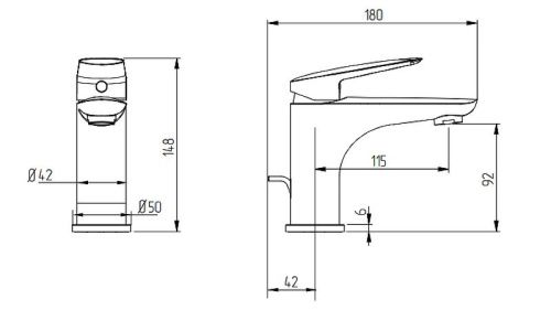 Смеситель Migliore LAGUNA 26077 на раковину хром - фото 2