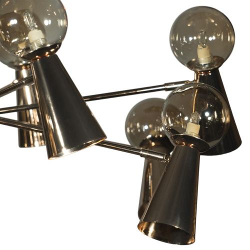 Люстра на штанге Loft It Halley 10046/10 Gold - фото 4