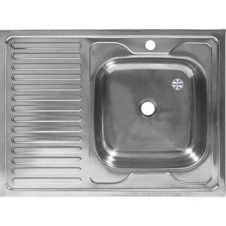 Кухонная мойка Melana 072 t R (*20) 80х60 цвет хром поверхность глянцевая