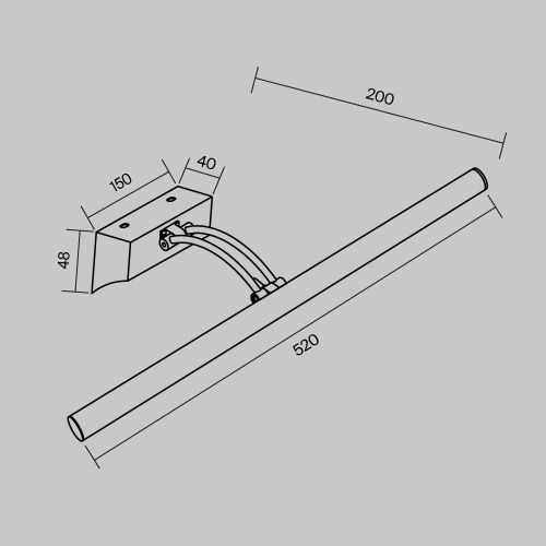 Подсветка Maytoni Fino MIR003WL-L12CH - фото 3
