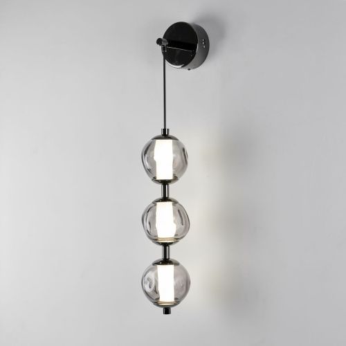 Бра Delight Collection OB2437 pearl black/smoke - фото 2