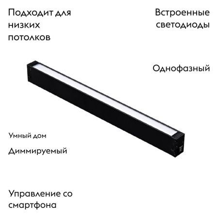 Трековый магнитный светильник Aployt Magnetic track 220 (Магнетиц трацк 220) APL.0201.01.18