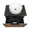 Тумба с раковиной Comforty Штутгарт 00-00001698CF 60х40 подвесная цвет коричневый