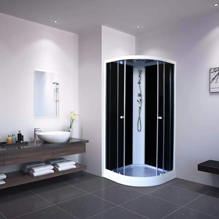 Душевая кабина Parly Classic EC831 80х80 четверть круга с крышей ориентация универсальная