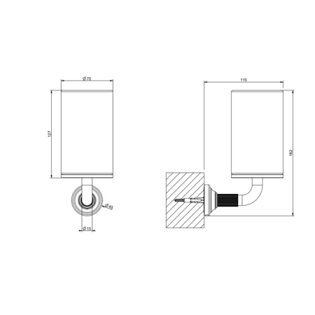 Стакан Gessi Venti20 65408#710