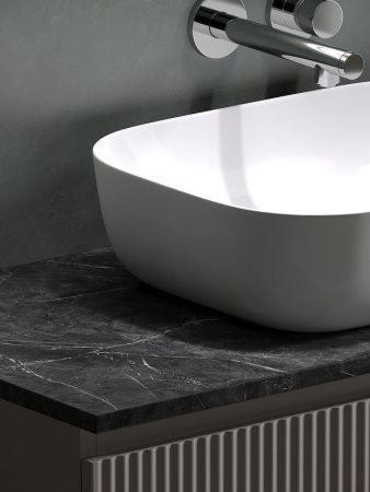 Тумба под раковину Sancos SNOB R SNR100SM 100х40 подвесная цвет бежевый