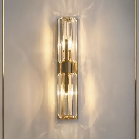 Светильник настенный Delight Collection Wall lamp (Валл ламп) 88183W/D500 gold/clear
