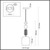 Светильник подвесной Odeon Light Candy (Цанды) 4861/1