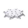 Коннектор X образный к шинопроводу однофазному магнитному белый SignImpress SI020510