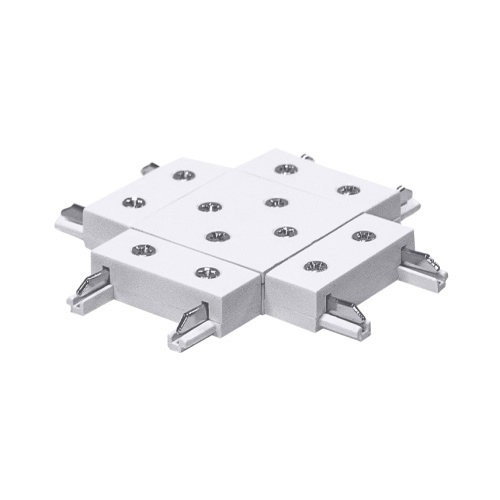 Коннектор X образный к шинопроводу однофазному магнитному белый SignImpress SI020510 - фото 3