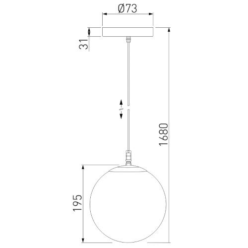 Уличный подвесной светильник Elektrostandard Sfera (Сфера) 4690389187896 - фото 3