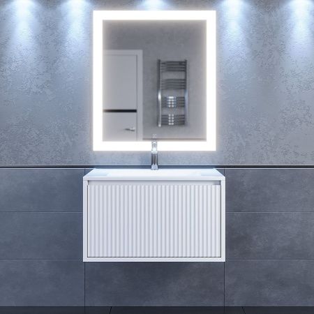Тумба под раковину Uperwood Next Premium 3930205152 70х50 подвесная цвет белый