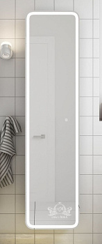 Зеркало-шкаф Art&Max PLATINO AM-Pla-400-1600-1D-R-L-DS-F 40х34х160 подвесной цвет белый Зеркало-шкаф Art&Max PLATINO AM-Pla-400-1600-1D-R-L-DS-F 40х34х160 подвесной цвет белый