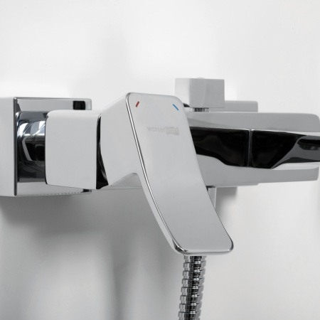 Смеситель для ванны и душа WasserKRAFT Aller 1060 1061 настенный хром