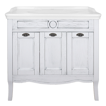 Тумба с раковиной Azario CAROLINA CS00090677 100х50х88 напольная цвет белый Тумба с раковиной Azario CAROLINA CS00090677 100х50х88 напольная цвет белый