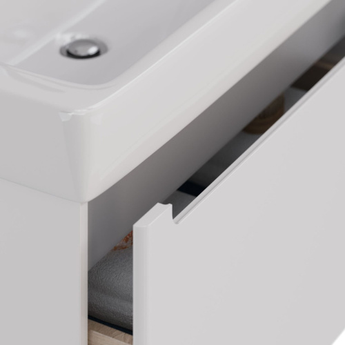 Тумба под раковину LeMark Buno mini LM05BM80T 74х45,3х39,2 подвесная - фото 4