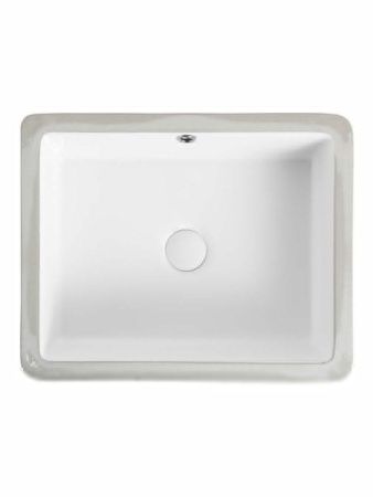 Раковина из сантехнического фарфора Orange B02-500W 50х40 встраиваемая цвет белый