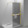 Душевая перегородка Vincea Walk in HR VSW-4HR100CGG 100х200 стекло тонированное профиль золото