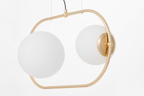 Светильник подвесной Lumina Deco Panari (Панари) LDP 1210-2-PR GD - фото 4
