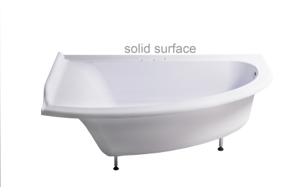 Ванна из искусственного камня Astra-Form Анастасия 01010063 182х125 угловая асимметричная с ножками