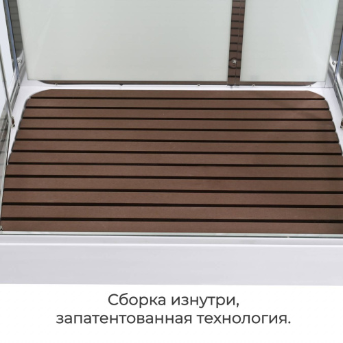 Душевая кабина AvaCan V V2011LED 110х90 прямоугольная с крышей ориентация универсальная - фото 5 Душевая кабина AvaCan V V2011LED 110х90 прямоугольная с крышей ориентация универсальная - фото 5