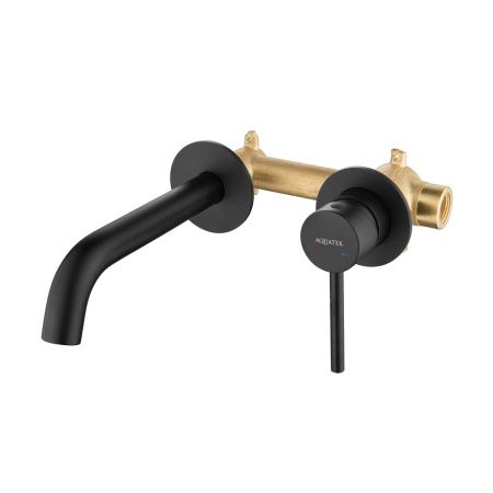 Смеситель Aquatek ЕВРОПА AQ1313MB встраиваемый в стену черный