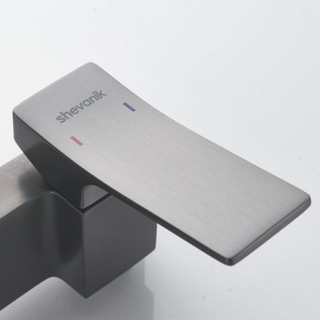 Гигиенический душ со смесителем Shevanik S4005T-1 оружейная сталь