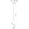 Светильник подвесной iLamp Lofty (Лофты) 10705-1 WH-BR