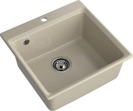 Кухонная мойка Granfest Level LV-510 топаз 51х50 цвет серый поверхность матовая