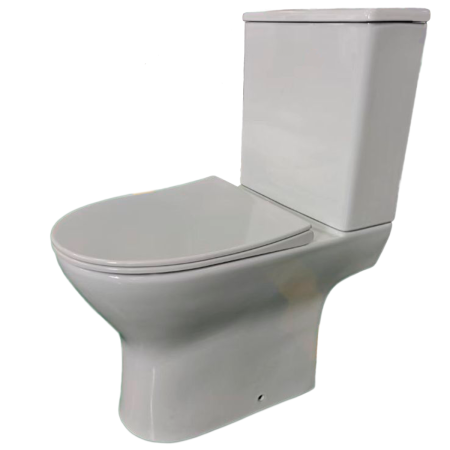 Унитаз напольный с бачком Taliente Arte Vortex 3 AR33043 белый с сиденьем безободковый смыв торнадо