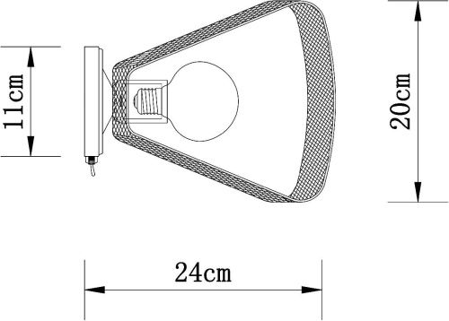 Бра Arte Lamp Maasym (Маасым) A7044AP-1BK - фото 4