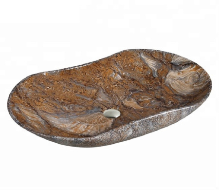 Раковина из санфаянса CeramaLux 503 66х42 накладная цвет многоцветный