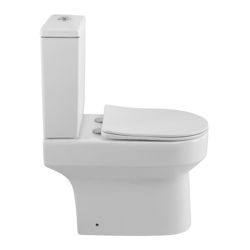 Унитаз напольный с бачком BelBagno NORMA BB339CPR/BB339T/BB089SC белый с сиденьем микролифт безободковый каскадный смыв - фото 4