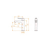 Смеситель RGW Shower Panels (Шоувер панелс) 511405301-01 на раковину хром