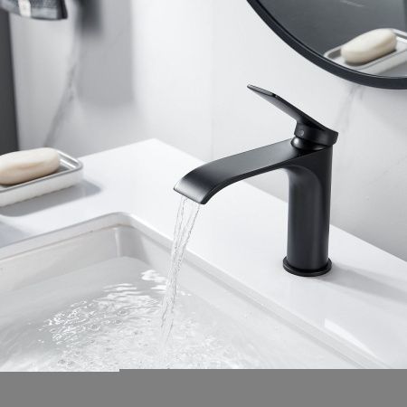 Смеситель Shevanik S4101H на раковину черный