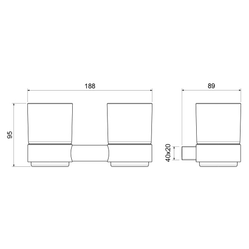 Стакан Timo Luiro 18534/00 - фото 2