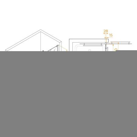 Душевая шторка на ванну RGW Screens 03110208-11 80х150 стекло прозрачное профиль хром ориентация универсальная