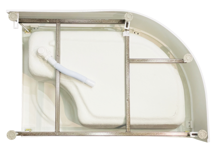 Душевой поддон акриловый Royal Bath BK RB8120BK-L 120х80 белый с ножками