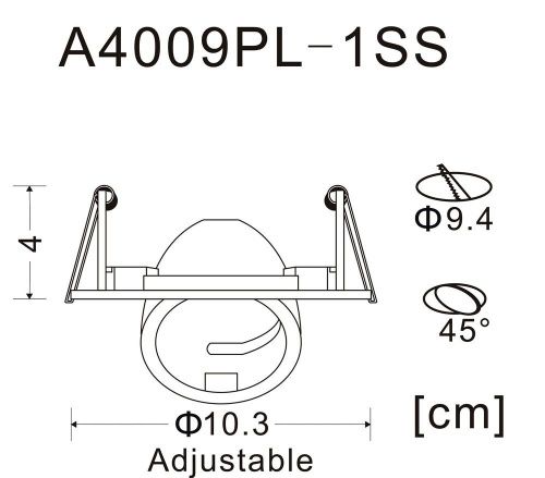 Светильник точечный Arte Lamp Accento (Ацценто) A4009PL-1SS - фото 4