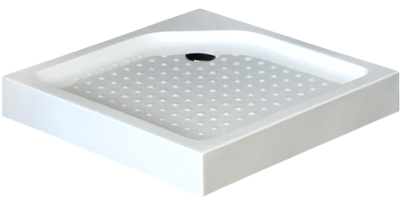 Душевой уголок Royal Bath HP RB90HP-T-CH 90х90 стекло прозрачное профиль хром с поддоном