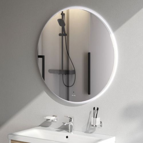 Зеркало с подсветкой Am.Pm X-Joy M85MOX40801S 80х80 подвесное - фото 4