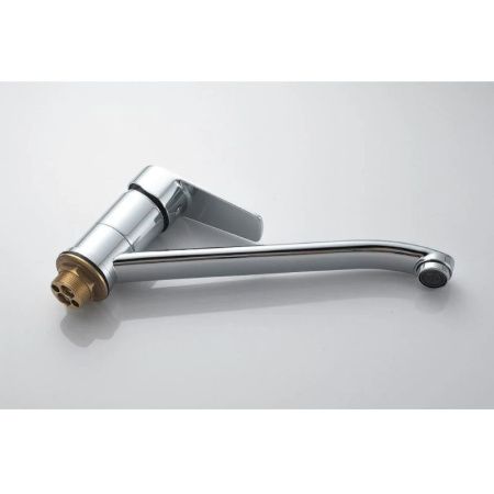 Смеситель для кухни Knotlor ECOFLOW KN-12 на мойку хром