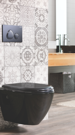 Клавиша смыва механическая Creavit GP7002.02 цвет черный