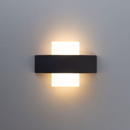 Уличный настенный светодиодный светильник Arte Lamp Croce (Цроце) A1444AP-1GY