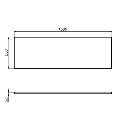 Экран для ванны Am.Pm Sense W76A-150-070W-P