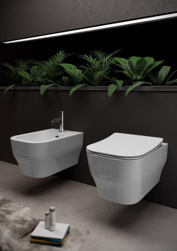 Биде Olympia Sinthesis Eco SYN2201N01 подвесное - фото 3